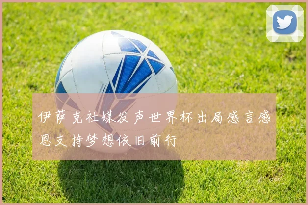 伊萨克社媒发声世界杯出局感言感恩支持梦想依旧前行